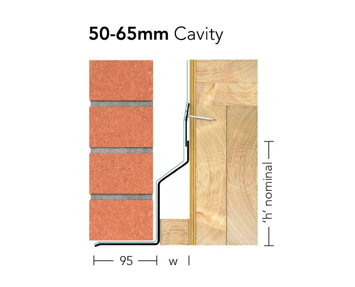 50-65mm Cavity Timber Frame Lintel Standard Duty 2250mm | Lintels