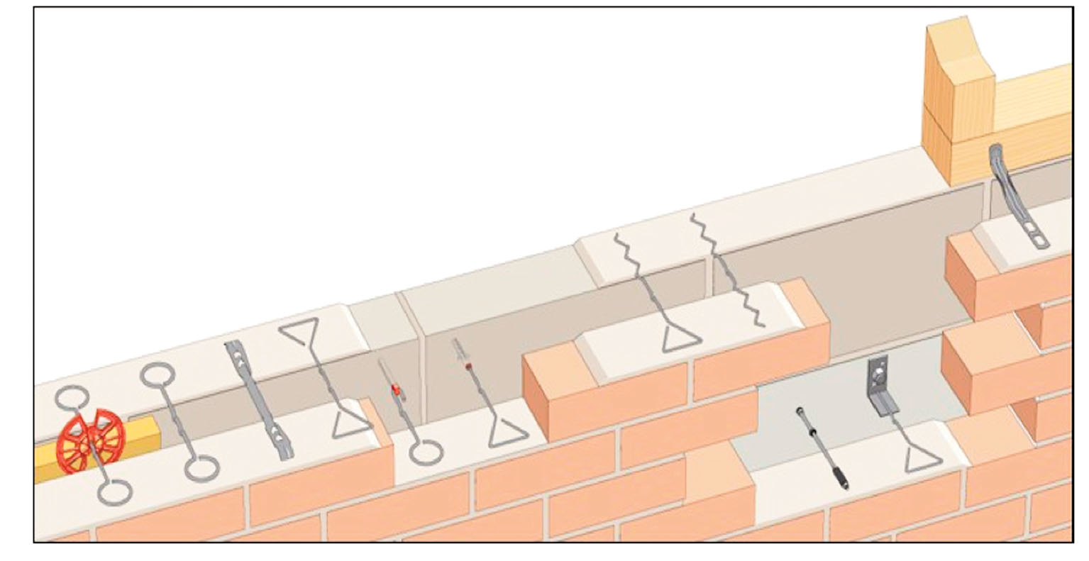 Wall Ties, Frame Cramps and Movement Ties