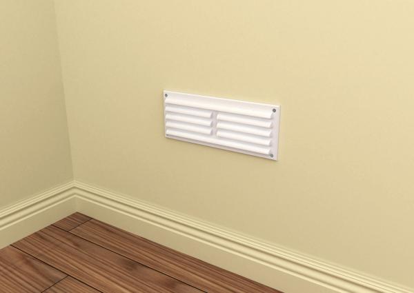9 x 3 Internal Louvre Vent White | Lintels Northwest