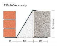 Lintel Northwest Category, 150-165mm Cavity Wide Inner Leaf Lintel 